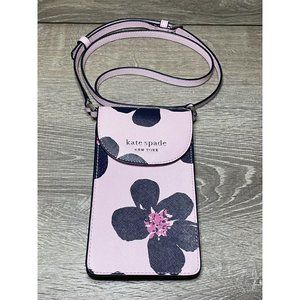Kate Spade New York Pink Cameron North South Flap Phone Crossbody